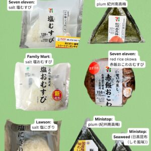 Vegan Conbini cheat sheet